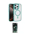 ieg™ iPhone 16 Pro Max Kılıf Kıvılcım Prime - Siyah 360 Mat Full Body Arka Koruyucu