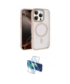 ieg™ iPhone 16 Pro Max Kılıf Kıvılcım Prime - Siyah 3D Antistatik Seramik Nano Ekran Koruyucu