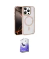 ieg™ iPhone 16 Pro Max Kılıf Kıvılcım Prime - Siyah Bilvis 5in1 5D Magic Hayalet Cam Ekran Koruyucu