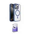 ieg™ iPhone 16 Pro Max Kılıf Kıvılcım Prime - Siyah Bilvis 5in1 5D Magic Hayalet Cam Ekran Koruyucu