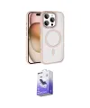ieg™ iPhone 16 Pro Max Kılıf Kıvılcım Prime - Siyah Bilvis 5in1 5D Magic Hayalet Cam Ekran Koruyucu