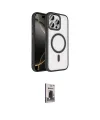 ieg™ iPhone 16 Pro Max Kılıf Kıvılcım Prime - Siyah Bilvis Hayalet Cam Ekran Koruyucu