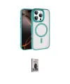 ieg™ iPhone 16 Pro Max Kılıf Kıvılcım Prime - Siyah Bilvis Hayalet Cam Ekran Koruyucu