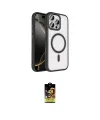 ieg™ iPhone 16 Pro Max Kılıf Kıvılcım Prime - Siyah Buffer Cam Ekran Koruyucu