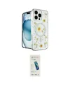 ieg™ iPhone 16 Pro Max Kılıf Kozmos Doku - Şeffaf Pasifik Cam Ekran Koruyucu