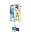 ieg™ iPhone 16 Pro Max Kılıf Kozmos Doku - Siyah 3D Antistatik Seramik Nano Ekran Koruyucu