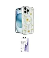 ieg™ iPhone 16 Pro Max Kılıf Kozmos Doku - Siyah Bilvis 3X AR HD Cam Ekran Koruyucu