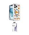 ieg™ iPhone 16 Pro Max Kılıf Kozmos Doku - Siyah Bilvis 3X AR HD Cam Ekran Koruyucu