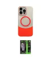 ieg™ iPhone 16 Pro Max Kılıf Kozmos Form Özel Seri - Şeffaf 360 Full Body Arka Koruyucu