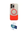 ieg™ iPhone 16 Pro Max Kılıf Kozmos Form Özel Seri - Siyah 3D Antistatik Cam Ekran Koruyucu