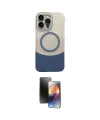 ieg™ iPhone 16 Pro Max Kılıf Kozmos Form Özel Seri - Siyah 3D Antistatik Mat Seramik Nano Ekran Koruyucu