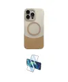 ieg™ iPhone 16 Pro Max Kılıf Kozmos Form Özel Seri - Siyah 3D Antistatik Seramik Nano Ekran Koruyucu
