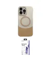 ieg™ iPhone 16 Pro Max Kılıf Kozmos Form Özel Seri - Siyah Bilvis 3X AR HD Cam Ekran Koruyucu