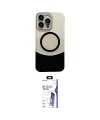 ieg™ iPhone 16 Pro Max Kılıf Kozmos Form Özel Seri - Siyah Bilvis 3X AR HD Cam Ekran Koruyucu