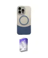 ieg™ iPhone 16 Pro Max Kılıf Kozmos Form Özel Seri - Siyah Bilvis 5in1 3D Magic Cam Ekran Koruyucu