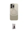 ieg™ iPhone 16 Pro Max Kılıf Kozmos Form Özel Seri - Siyah Bilvis Hayalet Cam Ekran Koruyucu