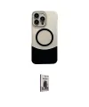 ieg™ iPhone 16 Pro Max Kılıf Kozmos Form Özel Seri - Siyah Bilvis Hayalet Cam Ekran Koruyucu