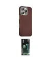 ieg™ iPhone 16 Pro Max Kılıf Kozmos Klasik Prime - Siyah 360 Mat Full Body Arka Koruyucu