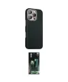 ieg™ iPhone 16 Pro Max Kılıf Kozmos Klasik Prime - Siyah 360 Mat Full Body Arka Koruyucu