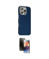 ieg™ iPhone 16 Pro Max Kılıf Kozmos Klasik Prime - Siyah 3D Antistatik Mat Seramik Nano Ekran Koruyucu