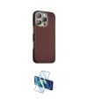 ieg™ iPhone 16 Pro Max Kılıf Kozmos Klasik Prime - Siyah 3D Antistatik Seramik Nano Ekran Koruyucu