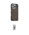ieg™ iPhone 16 Pro Max Kılıf Kozmos Klasik Prime - Siyah Bilvis 3D Cam Ekran Koruyucu