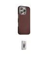 ieg™ iPhone 16 Pro Max Kılıf Kozmos Klasik Prime - Siyah Bilvis 3D Cam Ekran Koruyucu
