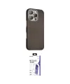 ieg™ iPhone 16 Pro Max Kılıf Kozmos Klasik Prime - Siyah Bilvis 3X AR HD Cam Ekran Koruyucu
