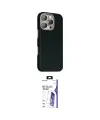 ieg™ iPhone 16 Pro Max Kılıf Kozmos Klasik Prime - Siyah Bilvis 3X AR HD Cam Ekran Koruyucu