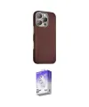 ieg™ iPhone 16 Pro Max Kılıf Kozmos Klasik Prime - Siyah Bilvis 5in1 3D Magic Cam Ekran Koruyucu