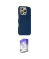 ieg™ iPhone 16 Pro Max Kılıf Kozmos Klasik Prime - Siyah Bilvis 5in1 3D Magic Cam Ekran Koruyucu