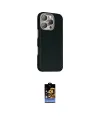 ieg™ iPhone 16 Pro Max Kılıf Kozmos Klasik Prime - Siyah Buffer Hayalet Cam Ekran Koruyucu