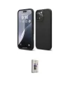 ieg™ iPhone 16 Pro Max Kılıf Kozmos Yansıma Özel Seri - Siyah Bilvis 3D Cam Ekran Koruyucu