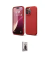 ieg™ iPhone 16 Pro Max Kılıf Kozmos Yansıma Özel Seri - Siyah Bilvis Hayalet Cam Ekran Koruyucu