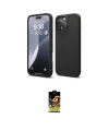 ieg™ iPhone 16 Pro Max Kılıf Kozmos Yansıma Özel Seri - Siyah Buffer Cam Ekran Koruyucu
