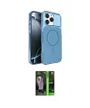 ieg™ iPhone 16 Pro Max Kılıf Kutup Doku Serisi - Şeffaf 360 Full Body Arka Koruyucu