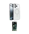 ieg™ iPhone 16 Pro Max Kılıf Kutup Doku Serisi - Siyah 360 Mat Full Body Arka Koruyucu