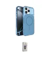 ieg™ iPhone 16 Pro Max Kılıf Kutup Doku Serisi - Siyah Bilvis 3D Cam Ekran Koruyucu