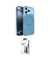 ieg™ iPhone 16 Pro Max Kılıf Kutup Doku Serisi - Siyah Bilvis 3X AR Hayalet Cam Ekran Koruyucu