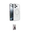 ieg™ iPhone 16 Pro Max Kılıf Kutup Doku Serisi - Siyah Bilvis Hayalet Cam Ekran Koruyucu