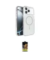 ieg™ iPhone 16 Pro Max Kılıf Kutup Doku Serisi - Siyah Buffer Cam Ekran Koruyucu