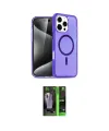 ieg™ iPhone 16 Pro Max Kılıf Nova Asil Prime - Şeffaf 360 Full Body Arka Koruyucu