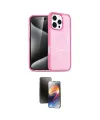 ieg™ iPhone 16 Pro Max Kılıf Nova Asil Prime - Siyah 3D Antistatik Mat Seramik Nano Ekran Koruyucu