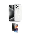 ieg™ iPhone 16 Pro Max Kılıf Nova Asil Prime - Siyah 3D Antistatik Mat Seramik Nano Ekran Koruyucu