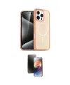 ieg™ iPhone 16 Pro Max Kılıf Nova Asil Prime - Siyah 3D Antistatik Mat Seramik Nano Ekran Koruyucu