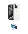 ieg™ iPhone 16 Pro Max Kılıf Nova Asil Prime - Siyah 3D Antistatik Seramik Nano Ekran Koruyucu