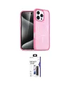 ieg™ iPhone 16 Pro Max Kılıf Nova Asil Prime - Siyah Bilvis 3X AR Hayalet Cam Ekran Koruyucu