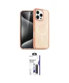 ieg™ iPhone 16 Pro Max Kılıf Nova Asil Prime - Siyah Bilvis 3X AR Hayalet Cam Ekran Koruyucu