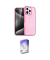 ieg™ iPhone 16 Pro Max Kılıf Nova Asil Prime - Siyah Bilvis 5in1 3D Magic Cam Ekran Koruyucu