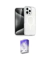 ieg™ iPhone 16 Pro Max Kılıf Nova Asil Prime - Siyah Bilvis 5in1 3D Magic Cam Ekran Koruyucu